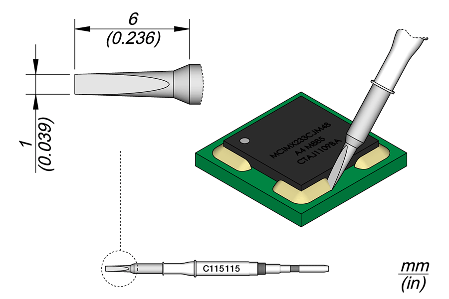 C115115 - Conformal Coating Removal Cartridge 1 (not for soldering)